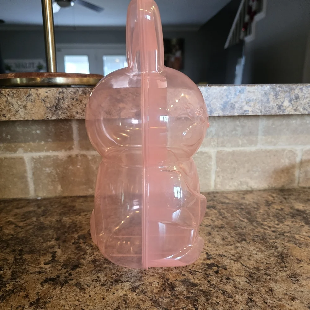 Target Bullseye Easter 2024 Plastic Easter Bunny Pink Vessel 10
